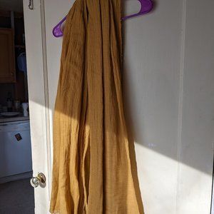 Mustard Scarf Lightweight Long